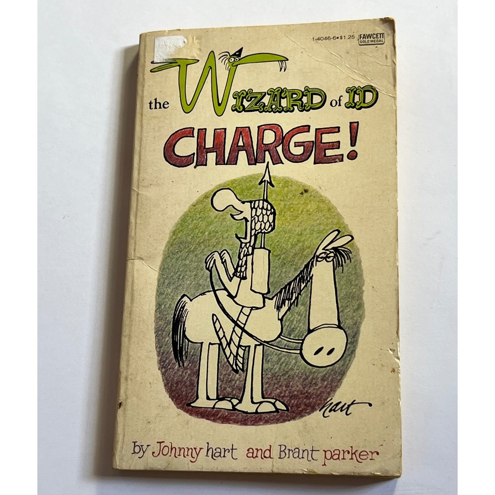 The Wizard of Id Charge! by Johnny Hart Brant Parker Vintage Paperback 1978